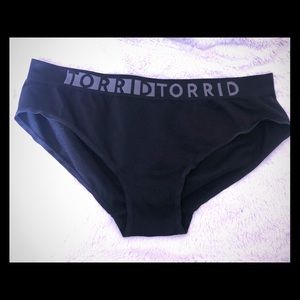 Torrid black microfiber panty